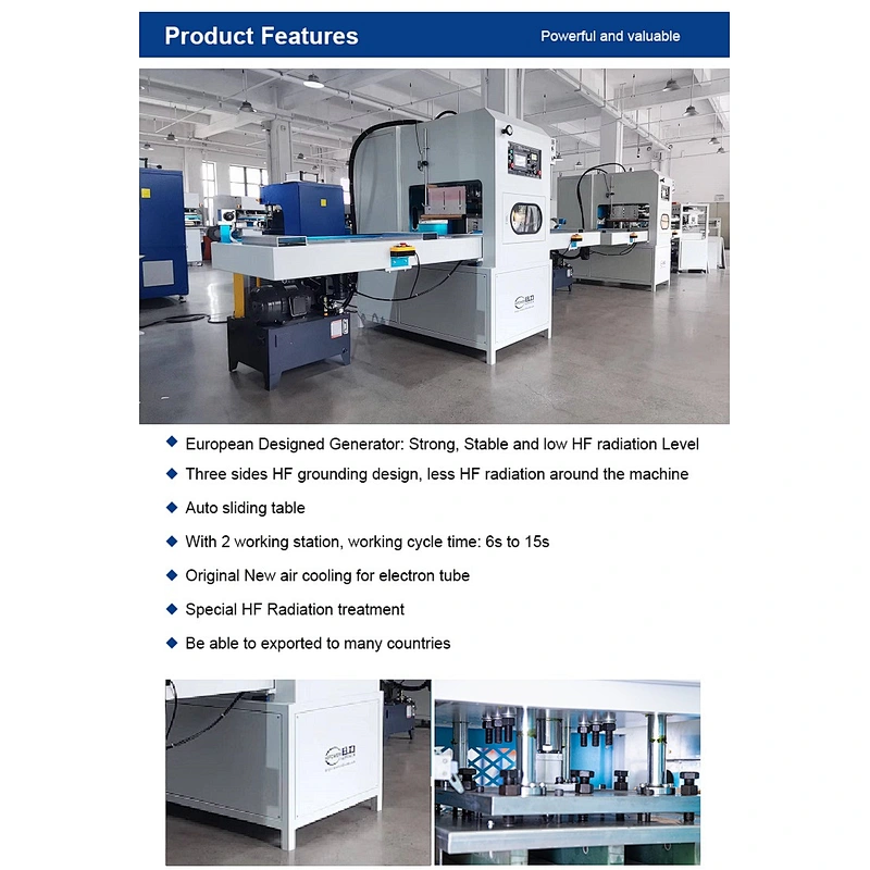Hydraulic Press High Frequency Welding Machine for Automobile Carpet, Car Mats, Heel Pad